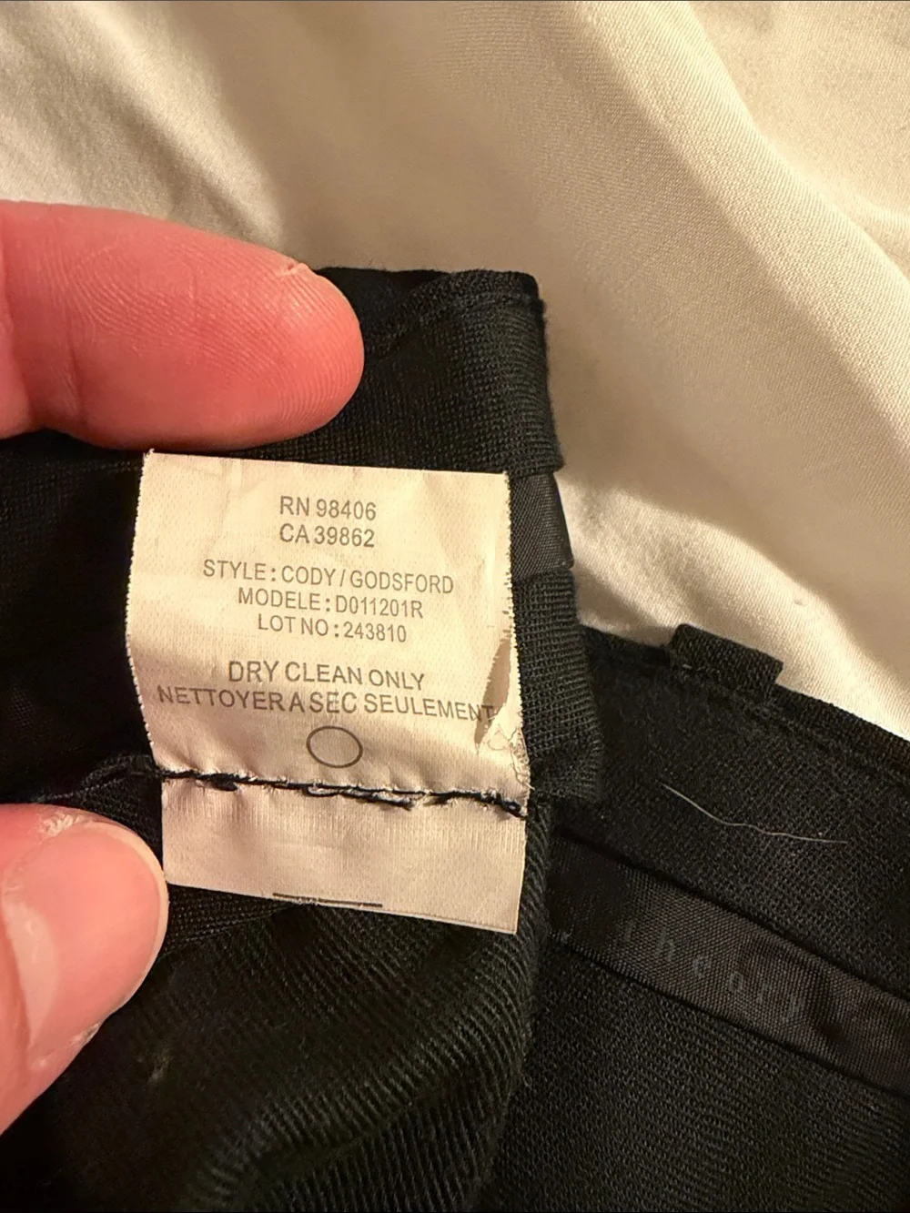 Theory Men's Dark Navy Two-Button Suit